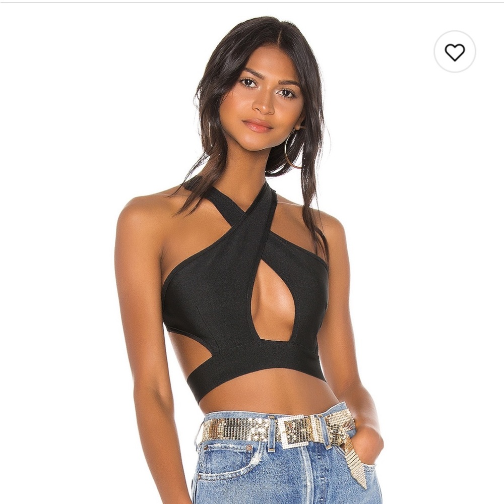 Superdown Danica Cross Back top